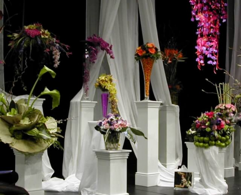 Ornate plinths for hire