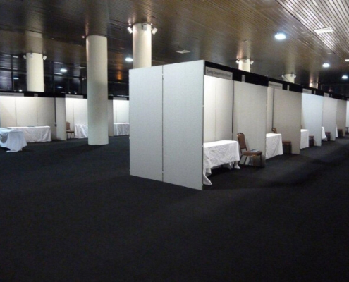 Shell scheme display boards