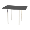 TB04 Soho medium bistro table hire - Black