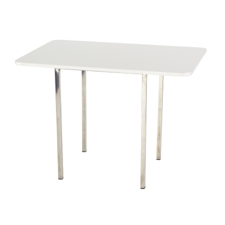 TB04 Soho medium bistro table hire - White