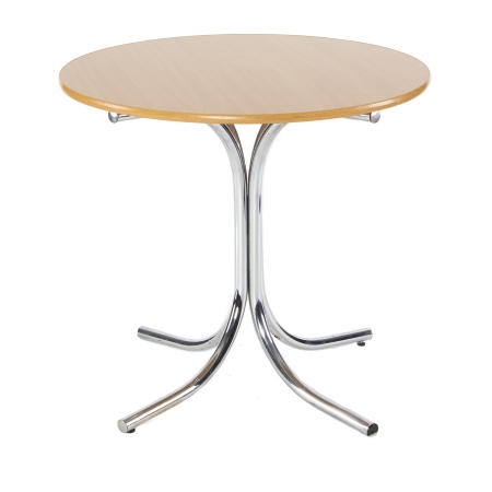 TB59 Round bistro table hire - Natural
