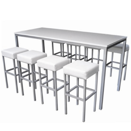 TB85 Large Corrine high dining table hire