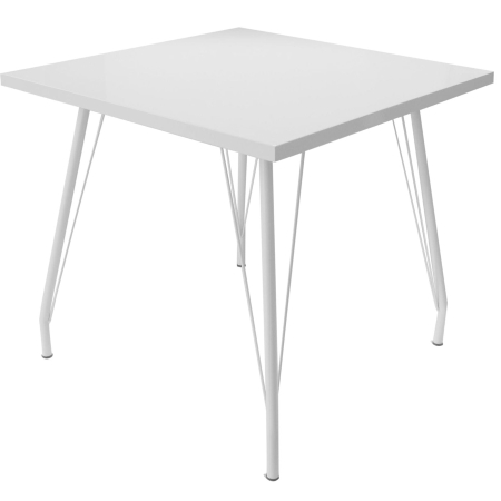 TB86L Tolix large bistro table hire