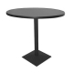 TB93 Nero bistro table hire