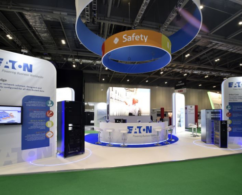 12m x 7m exhibition stand - Data Centre World 12m x 7m exhibition stand at Data Centre World 2019