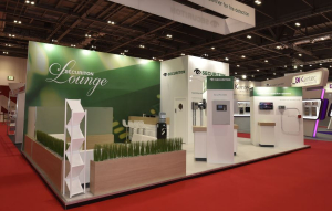 10m x 5.5m exhibition stand at FIREX