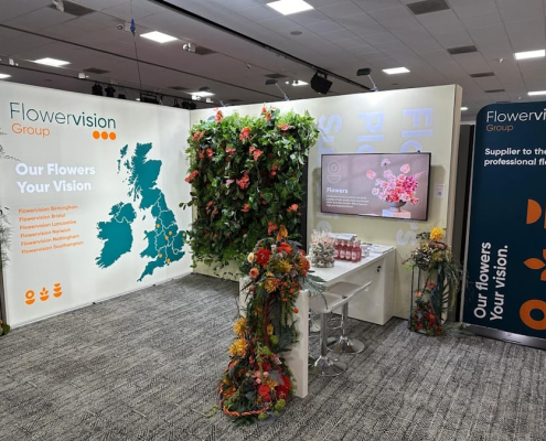 Fleurex modular exhibition stand - Flowervision