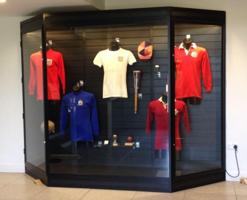 Mannequin display case - Saracens Rugby Club