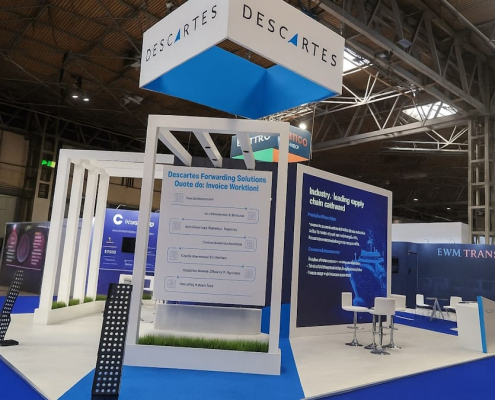 Multimodal custom exhibition stand - Descartes