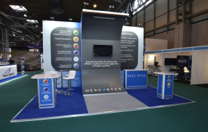 6m x 4m exhibition stand at Descartes