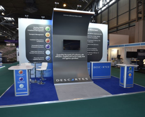 6m x 4m exhibition stand<br>Descartes 6m x 4m exhibition stand at Descartes
