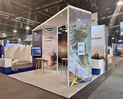 Offshore Europe exhibition stand - North Sea Transition Authority