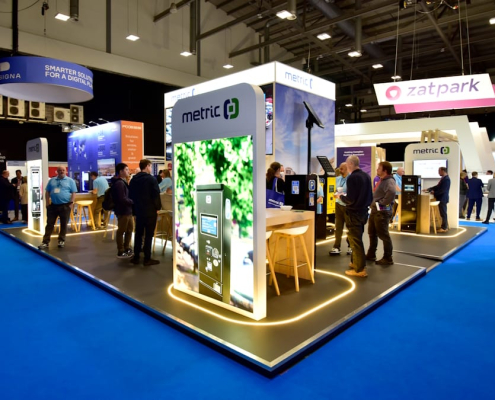 Parkex exhibition stand - Metric