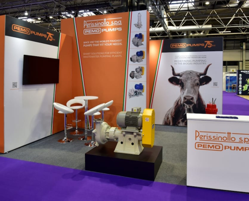 RWM modular exhibition stand - Pemo Pumps