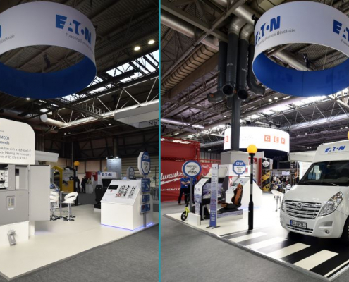 8m x 8m exhibition stand at CEF