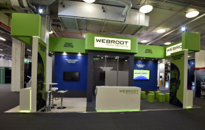 9m x 4m exhibition stand at Infosecurity