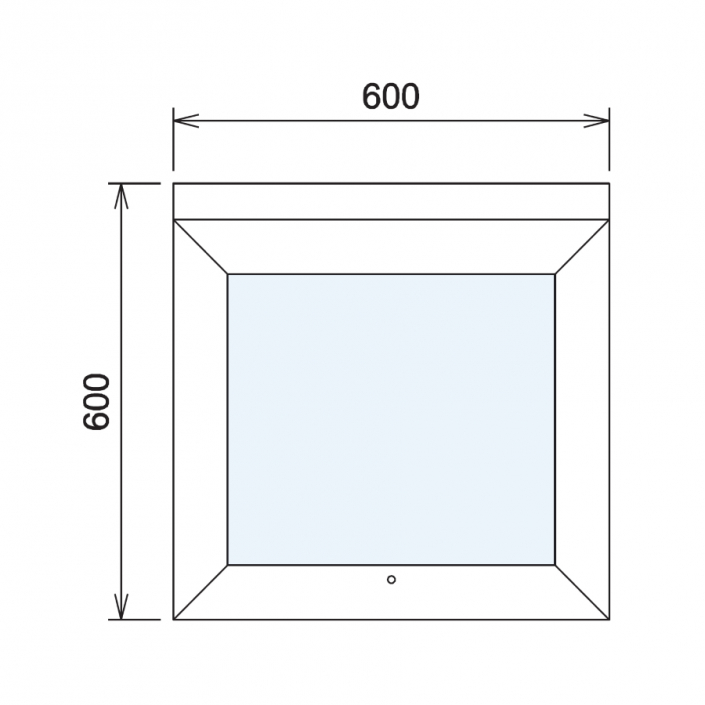 Wood Glass Display Cabinet CAD Drawing - 1