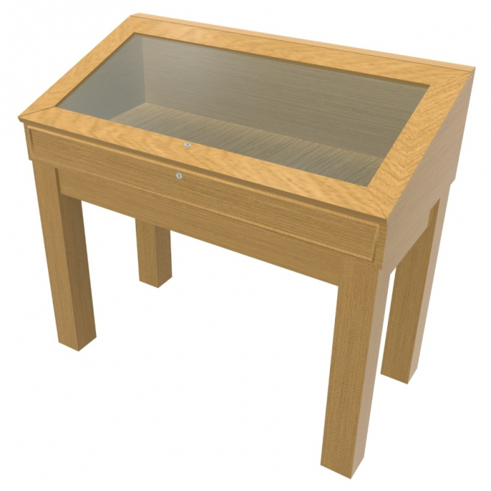 4. Wood Glass Display Case - Design 4