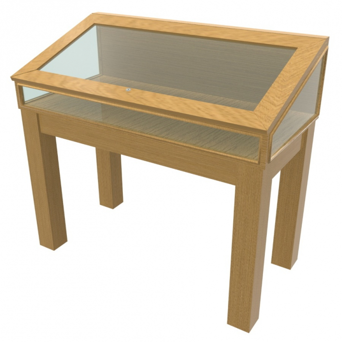 6. Wood Glass Display Case - Design 6