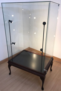 Mahogany wooden display case