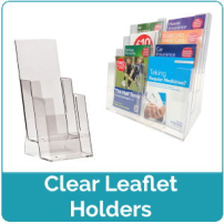 Clear Leaflet Holders