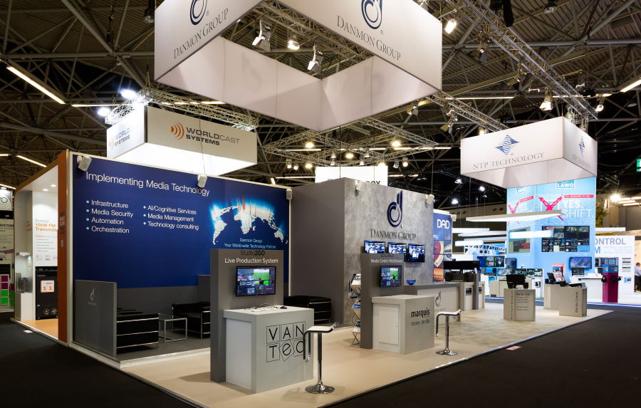 16m x 6m exhibition stand - IBC - 3 16m x 6m exhibition stand at IBC - 3