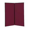 2 panel large display boards - Black PVC frame with Wine Nyloop