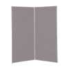 2 panel large display boards - Grey PVC frame with Grey Nyloop