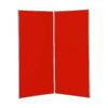 2 panel large display boards - Grey PVC frame with Red Nyloop