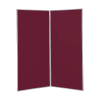 2 panel large display boards - Grey PVC frame with Wine Nyloop