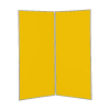 2 panel large display boards - Grey PVC frame with Yellow Nyloop