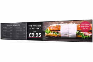 Hospitality digital signage displays