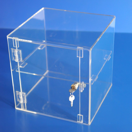 Acrylic display case 300mm x 300mm x 300mm