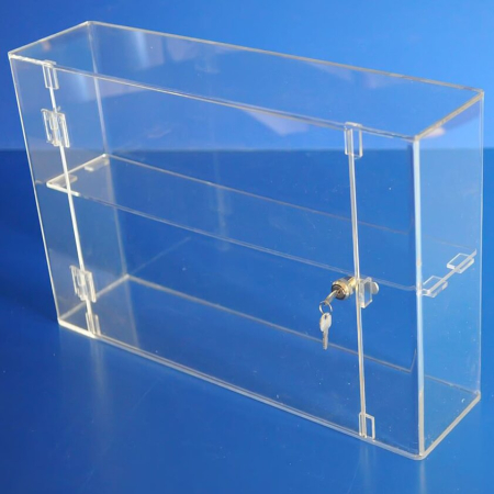 Acrylic display case 400mm x 600mm x 150mm