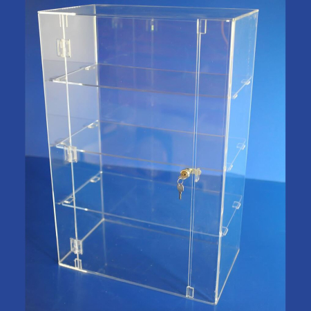 Acrylic display case 750mm x 500mm x 300mm