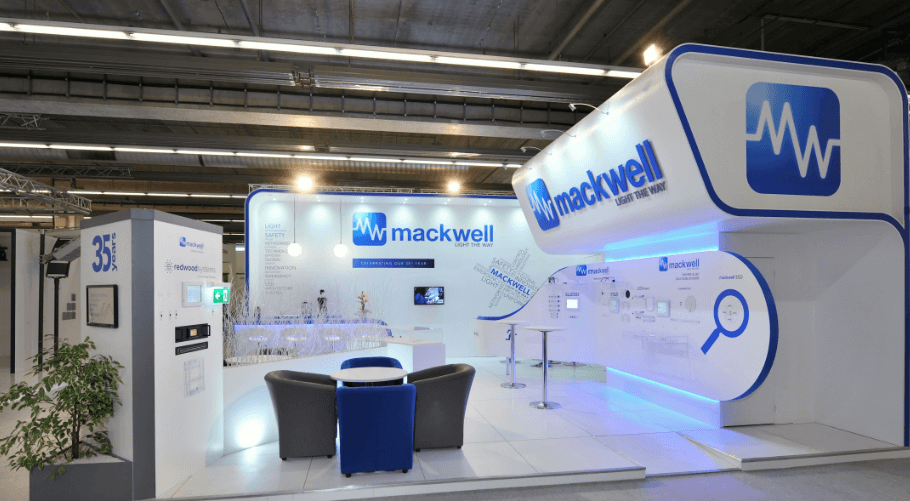Mackwell Electronics exhibition stand