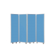4 panel easy clean concertina screens - blue babe - 1500mm high