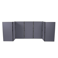 7 panel and pole jumbo boards - Gunmetal