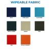 Wipeable fabric swatch
