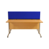 Woolmix straight desktop partition - Blue