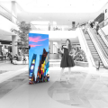 850mm x 2000mm led lightbox isypromo - lb6 in situ