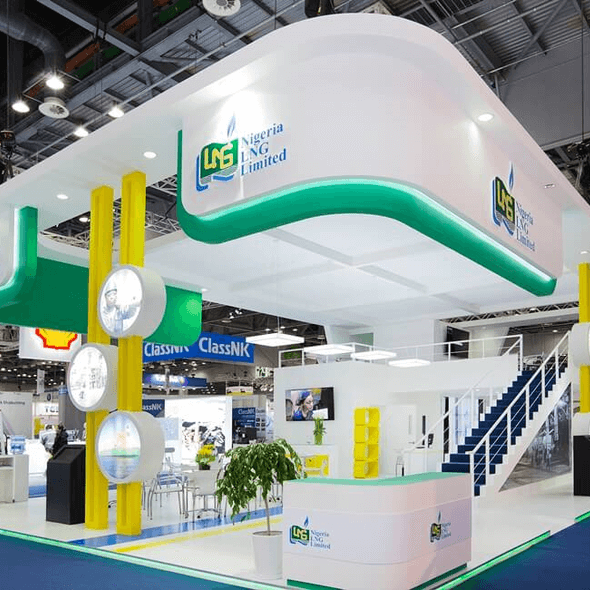 Double decker exhibition stands