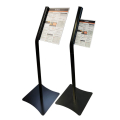 Symbol outdoor sign with printed graphic - A3 and A4 comparison