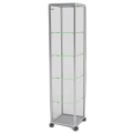 freestanding glass display case - ub010ed