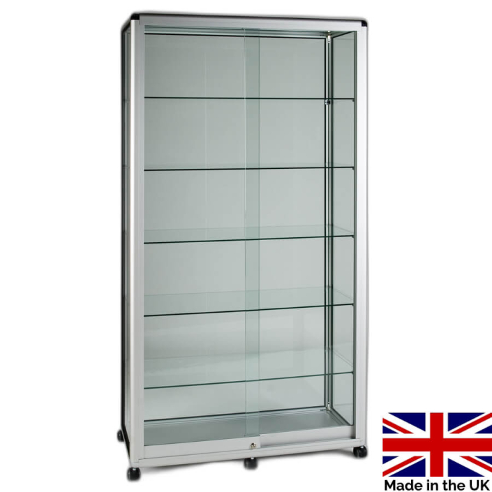 1000mm wide Glass Display Cabinet - UB013EL - Access Displays