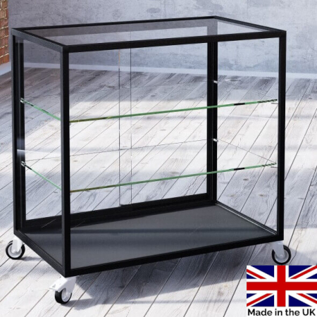glass display counter - pb001 - Made in the UK