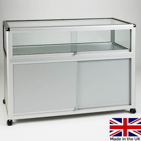 glass display counter - ub007 - Made in the UK