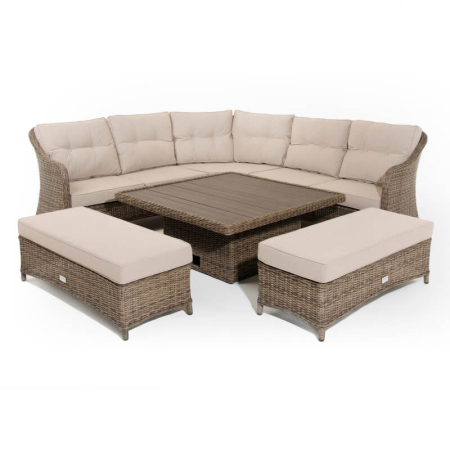 hire cuba rattan garden set