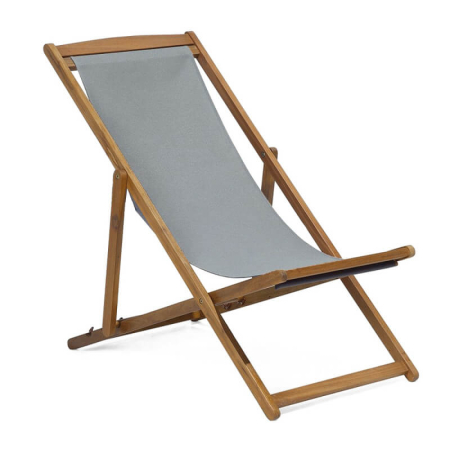 hire grey deck chair