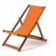 hire orange deck chair